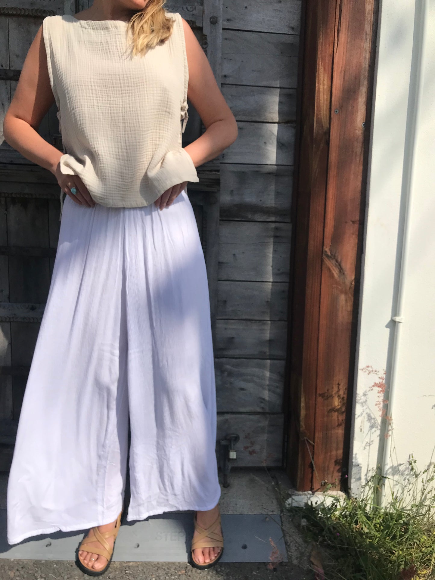 Casa Luna Pant - White