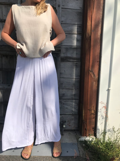 Casa Luna Pant - White