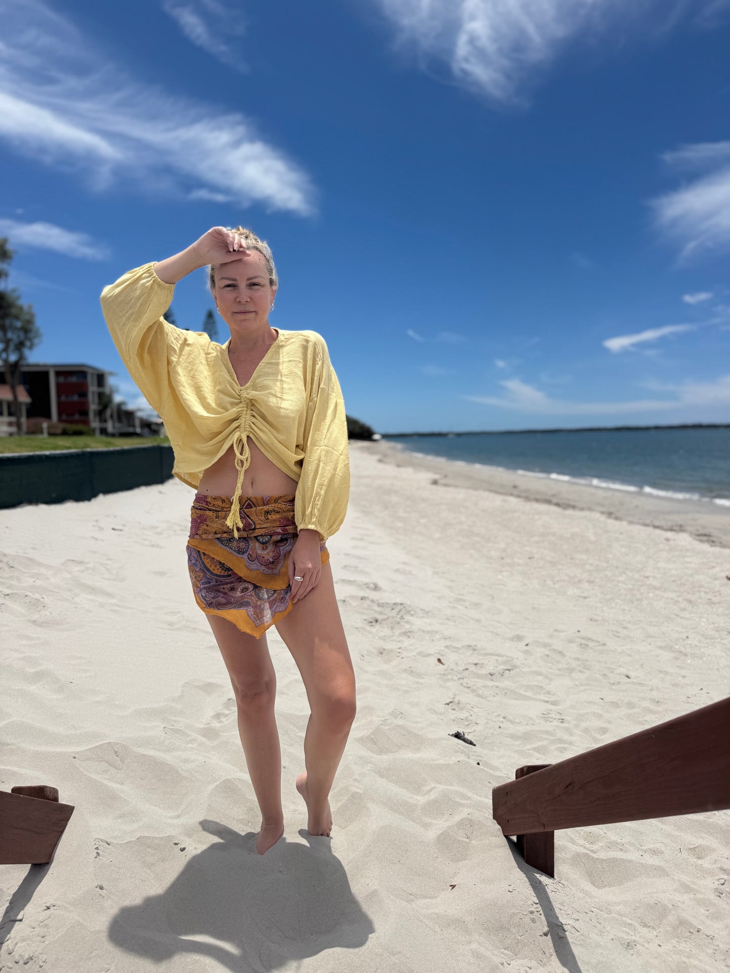 Ramie Top - Soft Yellow