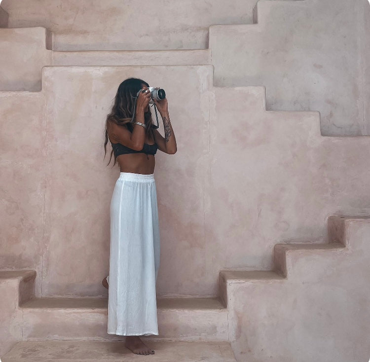 Casa Luna Pant - White