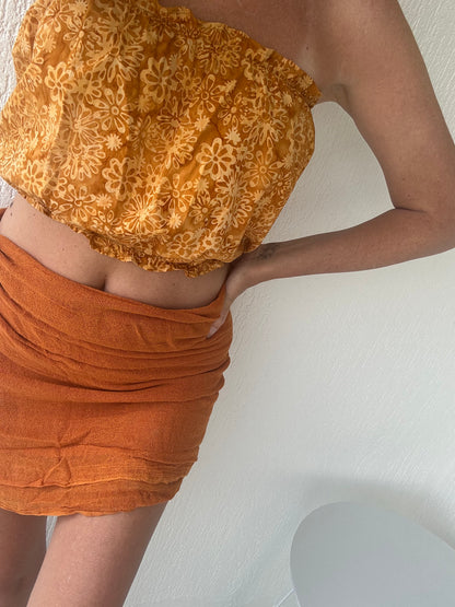 Boob Tube - Flower Print